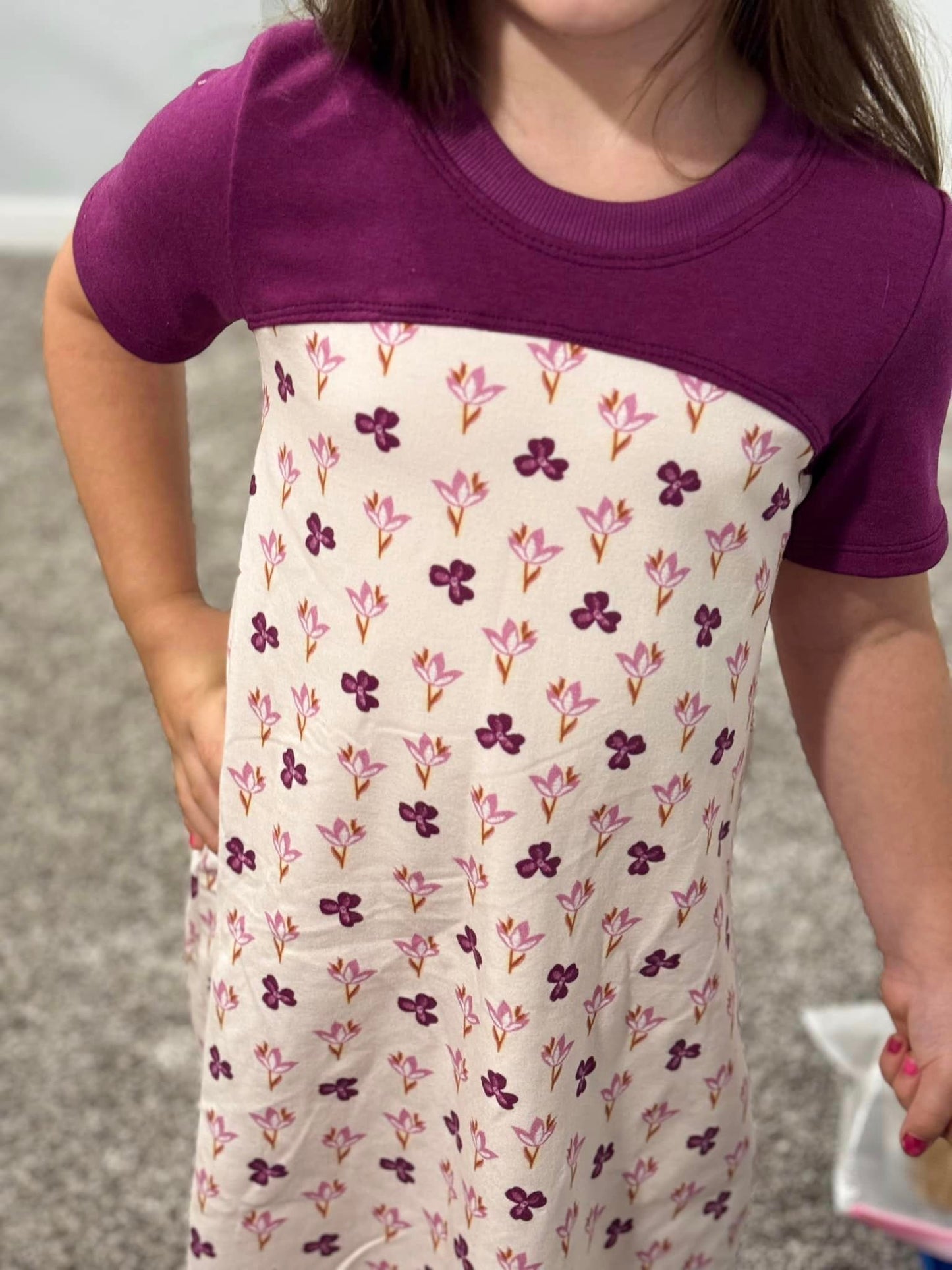 Embroidered Tulips and Pansie- Emily Sunday Designs