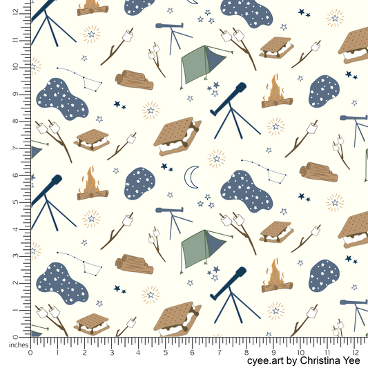Backyard Camping-Cyee.art by Christina Yee