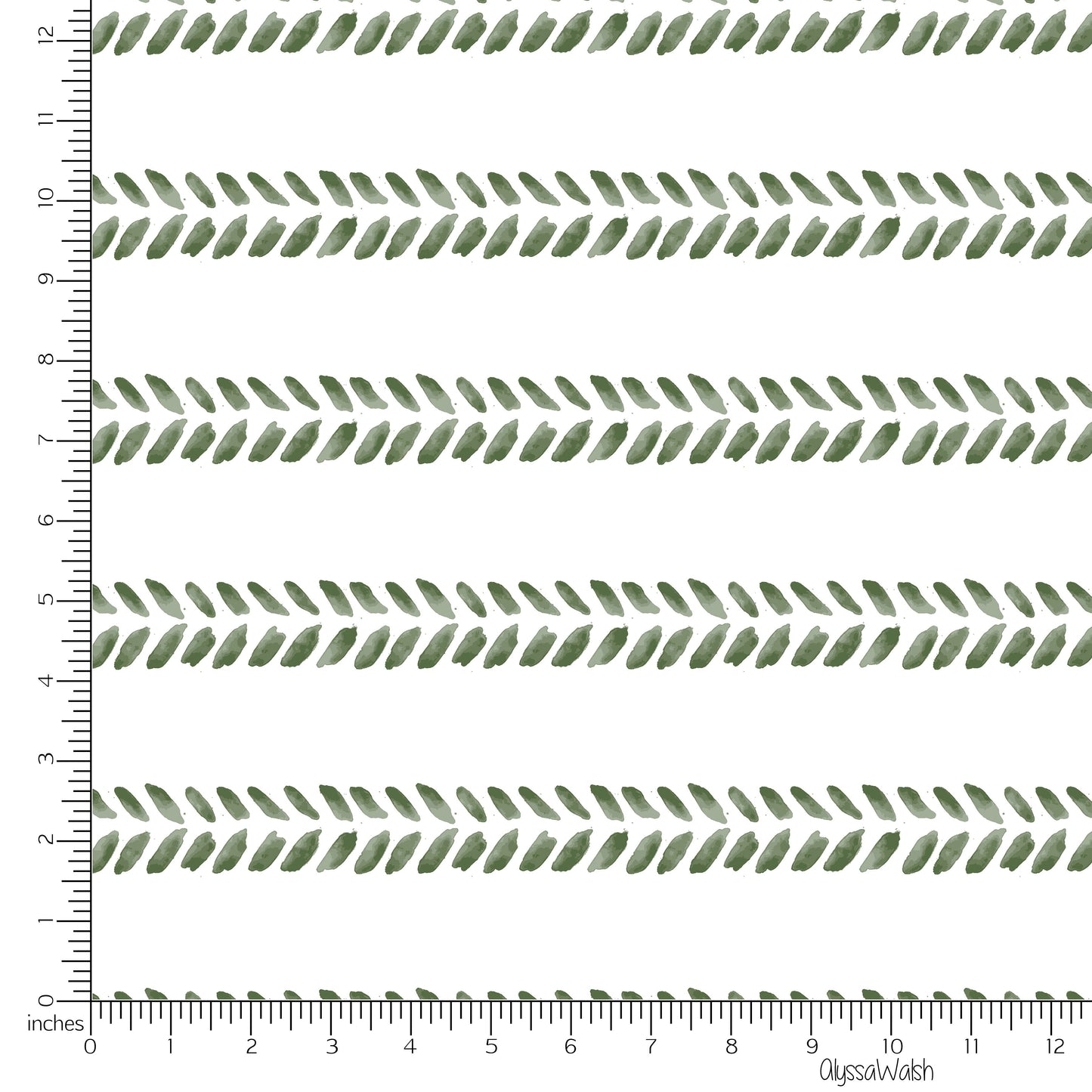 Brushstroke Stripes