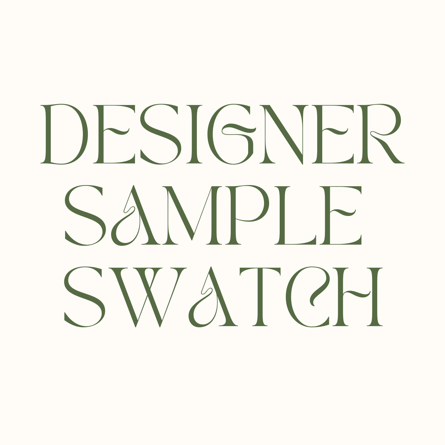 Designer Sample Swatch