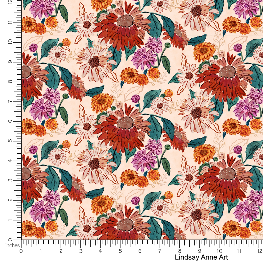 Autumn floral bouquet