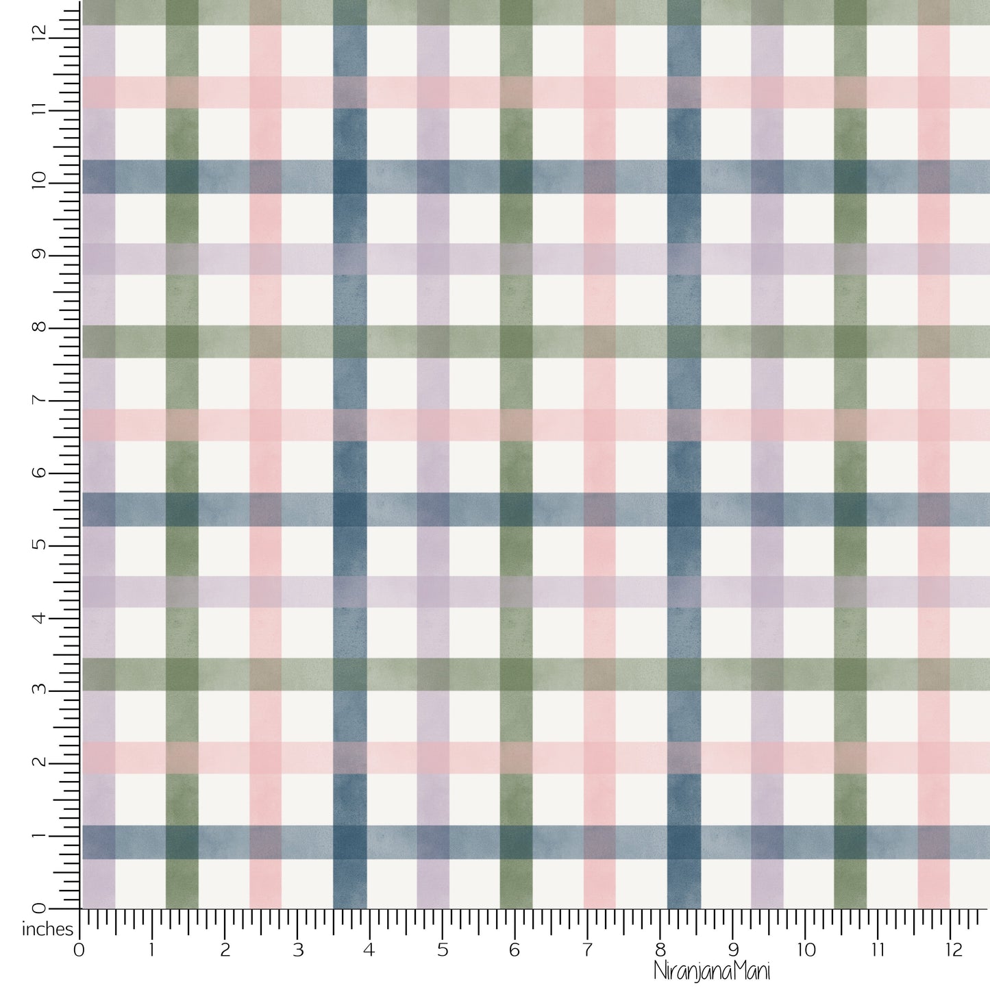 Watercolor Pastel Plaid